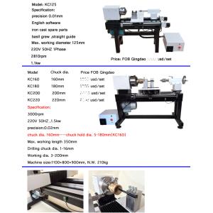 Mini cnc wood lathe knob making machine