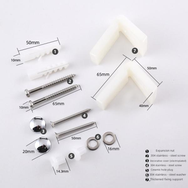Stainless Steel Toilet Sanitary Ware Floor Installing Toilet Fixing bolt