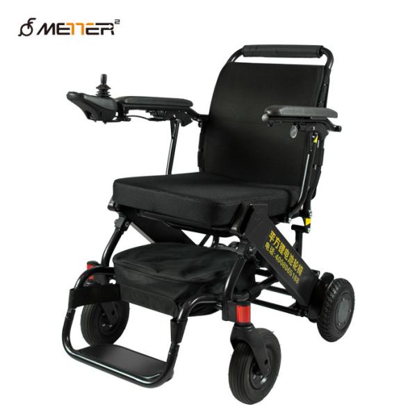 Buy Brushless Motor 6km/H Classic Foldable Electric Wheelchair at wholesale prices