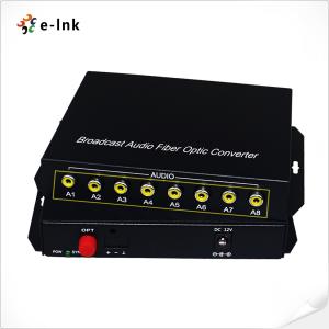8Ch RCA Audio over Fiber Optical Converter