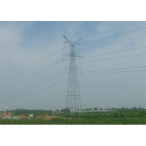 Quality Double Circuit 500KV Transmission Line Lattice Steel Towers for sale