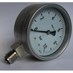 0-200 Psi Liquid Filled Pressure Gauge 1/8 Npt Oil Filled Manometer Unpolished