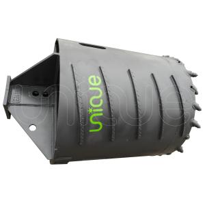 China Piling Rig Drilling Dia 800mm Q345B Drilling Core Barrel With Bullet Teeth on sale