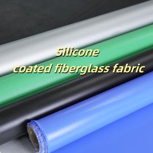 Silicone Coated Fiberglass Fabric 400 g/sqm 0.3mm Thickness