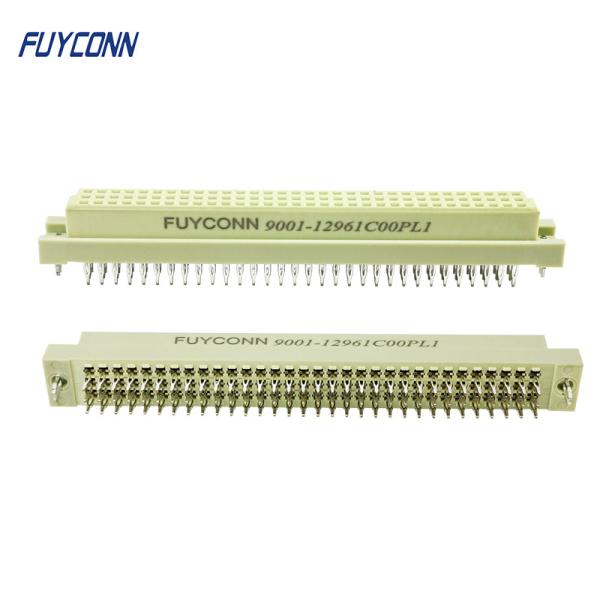 3 rows 3*32 96 Pin Female DIN41612 Connector Solderless Euro Connector w/ Board