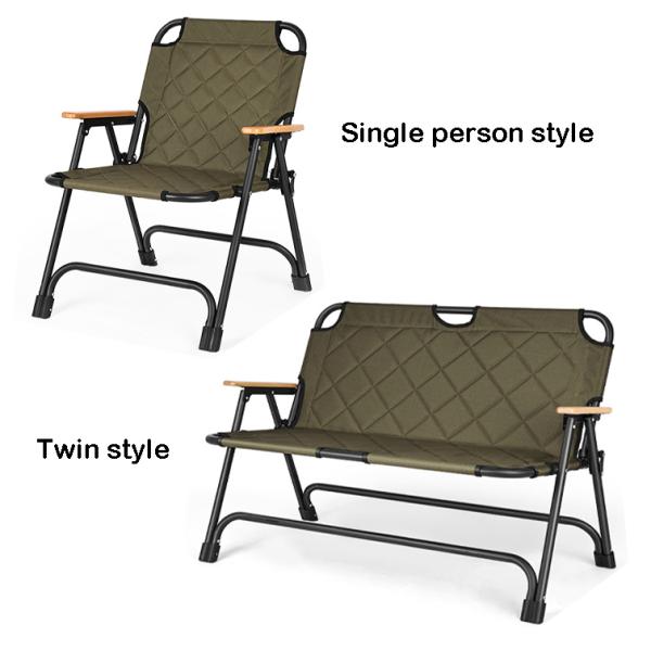 Beach Chair for Outdoor Camping Fishing Garden Leisure Double Person Portable Folding