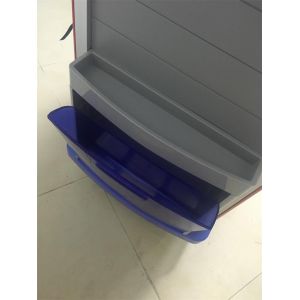 BR-ET001 ABS Mobile Hospital Medical Trolley Cart Crash Cart Trolley Medical