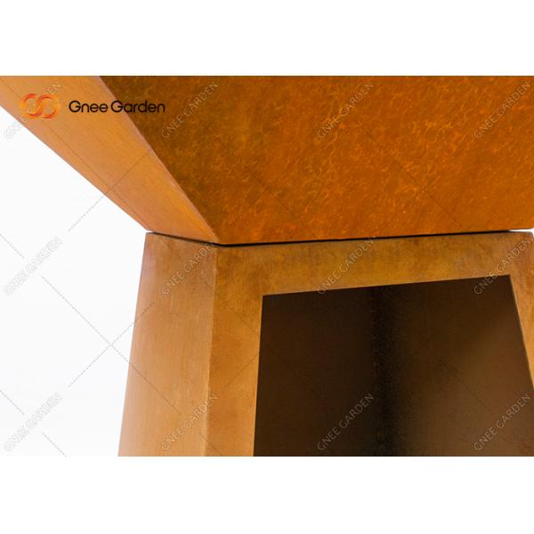 Factory Customize Corten Steel Bbq Fire Pit Grill Corten Steel Iron Fire Pit Bbq Brazier