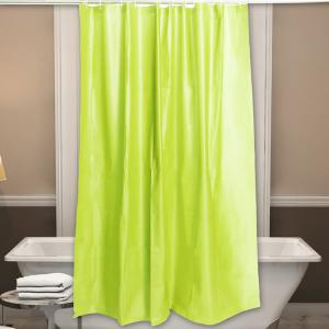 Non Toxic PEVA Shower Liner , Water Repellent Fabric Shower Curtain