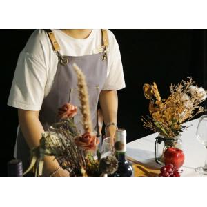 Grey Polyester Washable 60x80 Kitchen Cooking Apron