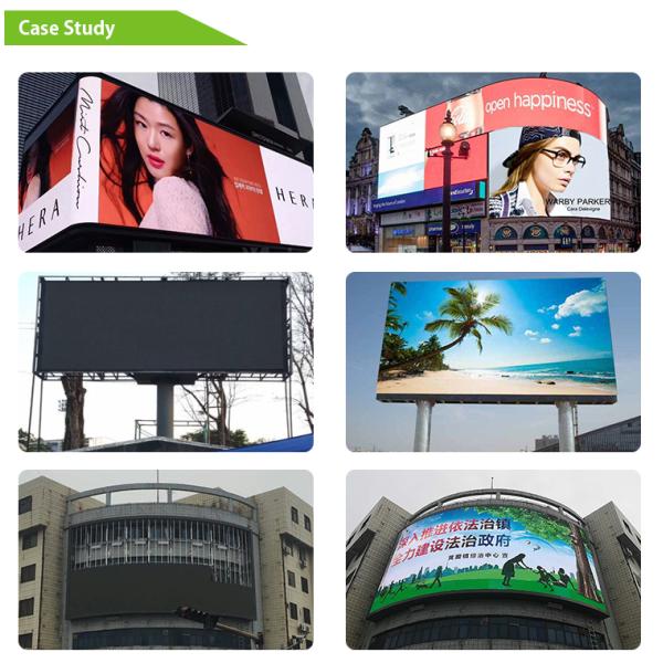 P10 Outdoor LED Display Screen 10mm Pixel Pitch Full Color
