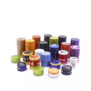 Custom Glass Bottle Aluminum Screw Caps Ideal for Wine Water and Beverage Glass