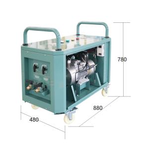R410a R-134a Freon Recovery Machine Value Refrigerant Recharge Machine
