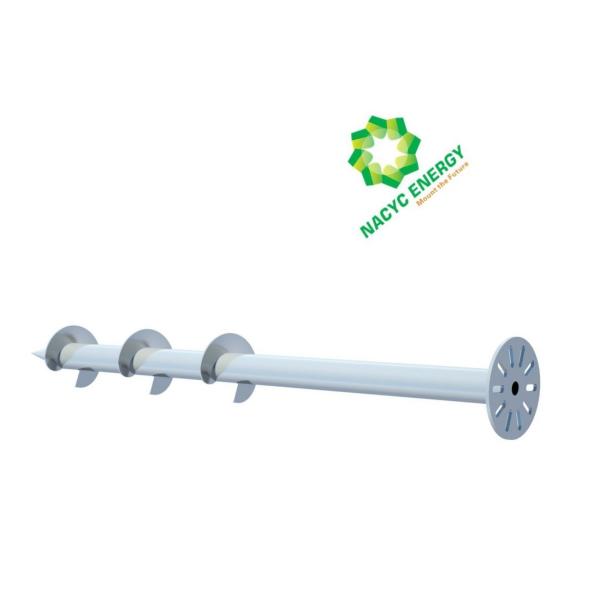 Buy Q235 Steel Ground Screws For Solar Mounting System Adjustable at wholesale prices