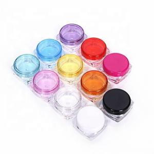 Quality ABS Face Cream Jar 3g 5g Acrylic Cosmetic Containers OEM for sale