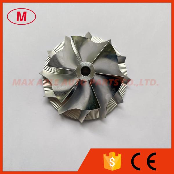B03G reverse 6+6 blades 45.81/62.00 high performance turbo milling/aluminum 2618/billet compressor wheel