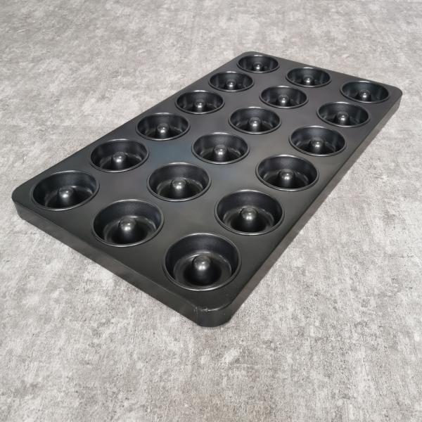 Buy 18 Cavity Doughnut Mould Tray Al Steel Material Chemical Stable at wholesale prices