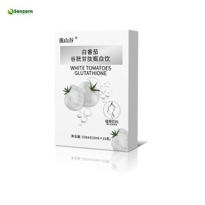 Customized White Tomato Glutathione Whitening Supplements Beverage Sensitive