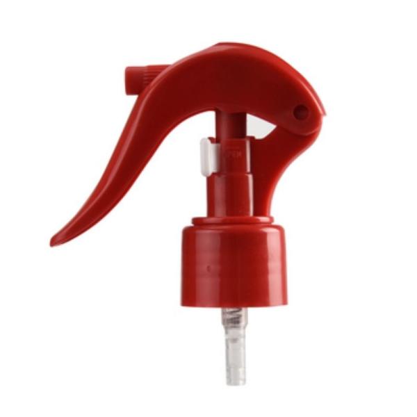 Buy Red Color 24/410 Plastic Mini Trigger Sprayer With Clip Design Support Customization at wholesale prices