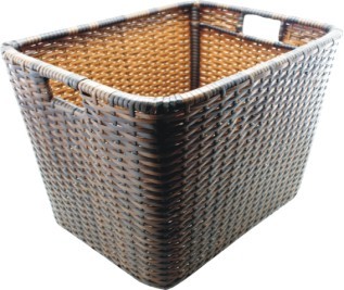 Buy Rattan Hotel Laundry Basket customized Bathroom Towel Baskets at wholesale prices