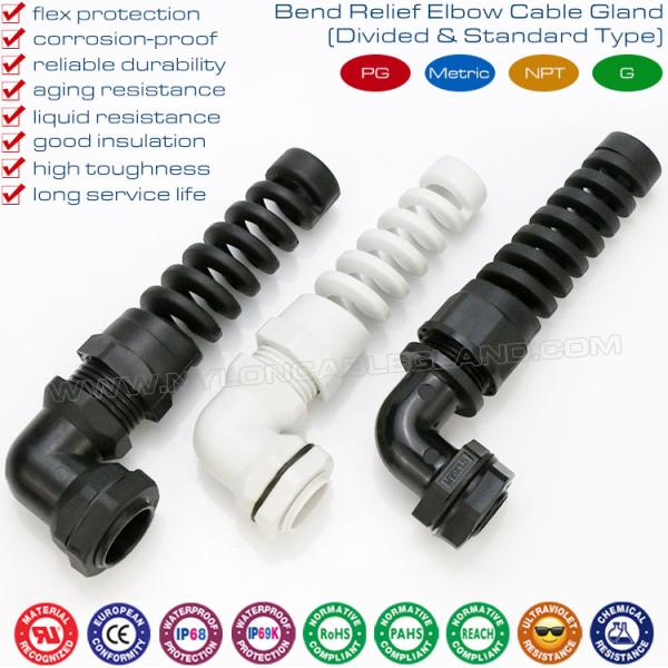 Buy Elbow Plastic Cable Glands at wholesale prices