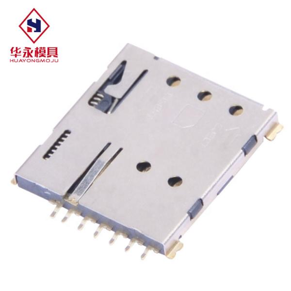 Buy OEM ODM H1.37 Push Push Type Micro Sim Card Socket at wholesale prices