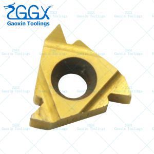 CNC Turning Cemented Carbide Threading Inserts PVD Coating GT4Y1W3