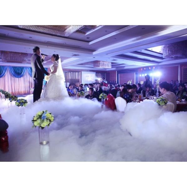 Stage Effect Dry Ice Fog Machine Coverage 150 Square Meters Low Ground