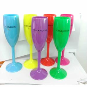 Reusable Plastic Champagne Glass Acrylic Champagne Flutes for Hotel