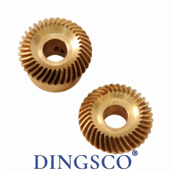 Precision Brass Spiral Precision Instrument Custom Industrial Gear with Z 36/36