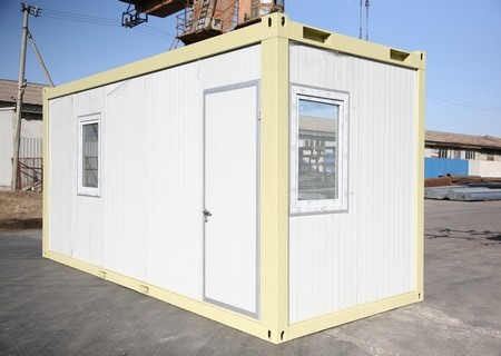 Standard Ablution Container Layout - Foldable, Movable, Knockdown Panel Wall
