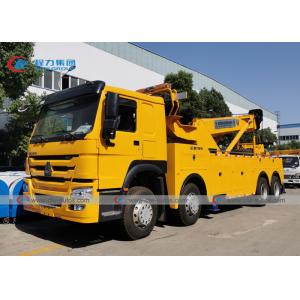 HOWO 8x4 371HP 420HP 360 Degree Rotation Road Wrecker Truck