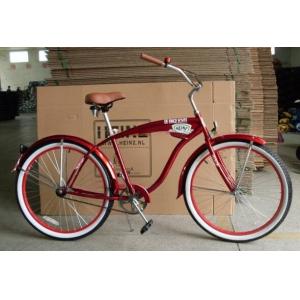 26 Inch Single Speed Adult Beach Cruiser Bike with Metal Tray Convenient Front