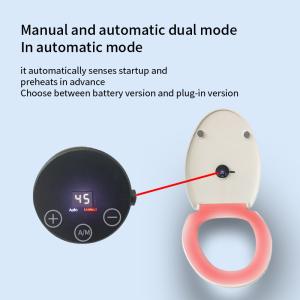 Graphene Heating Technology Washable Toilet Seat Cover Pad with Adjustable