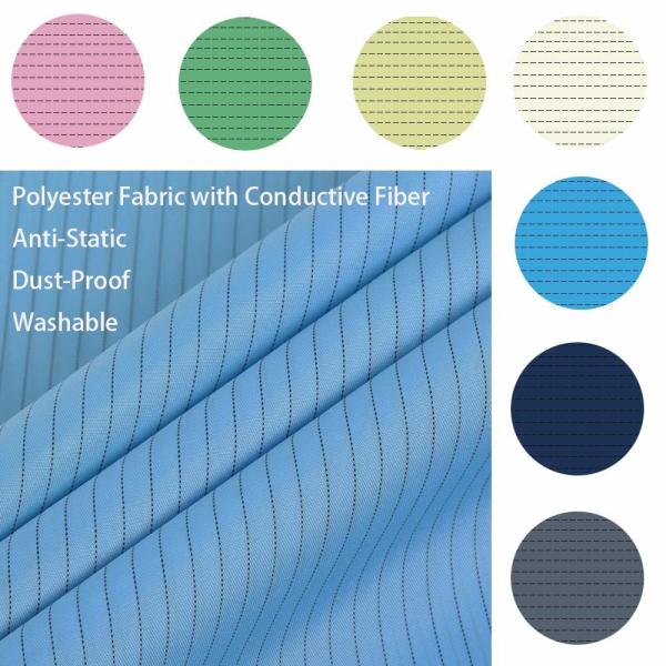 Antistatic Coverall ESD Smock Garment Dust Proof Reusable ESD Clothes Jumpsuit Workwear Jacket