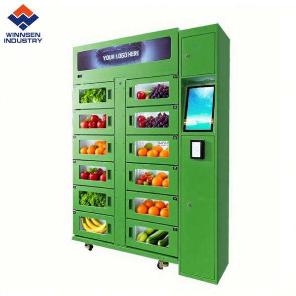 Buy Commercial Frozen Food Locker 24/7 Stable Operation With Double Glass Window at wholesale prices
