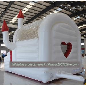 hot sale white inflatable wedding party bouncer for decoration inflatable white