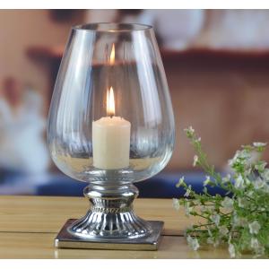 China Handmade Ancient Pillar Candle Holders With Silver Foot on sale