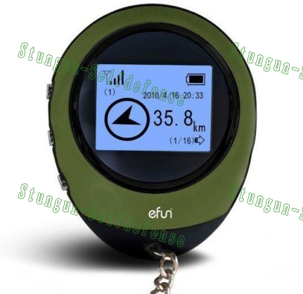 Mini Handheld GPS tracker/Receiver + Location Finder with Keychain