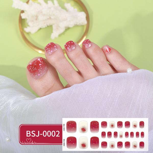 High gloss Irregular bronzing lines Marble leopard print semi curing gel nail sticker used with UV lamp
