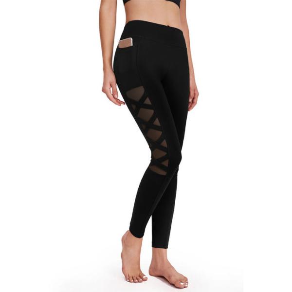 Seamless Polyester Yoga Pants Fitness Sportswear Breathable High Impact Leggings