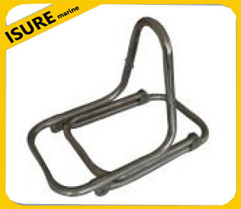 Marine Folding Stainless Steel Boat Ladder - Undermount Platform Mount