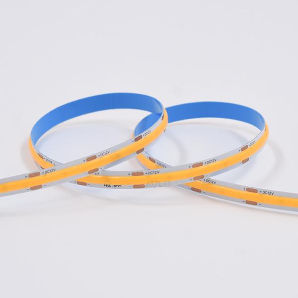 Wholesaler 8MM 12V/24V 480LEDs COB Reel to Reel LED Strip 5Meters/Reel