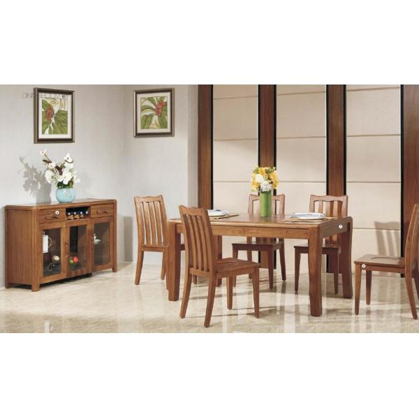 Buy Full Solid Wood Elegant Dining Room Furniture / Modern Dining Room Table Sets at wholesale prices
