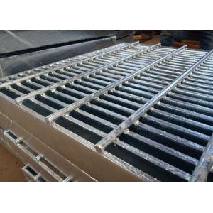 Hot Dip Galvanized Heavy Duty Steel Grating Serrated Bar Long Working Life