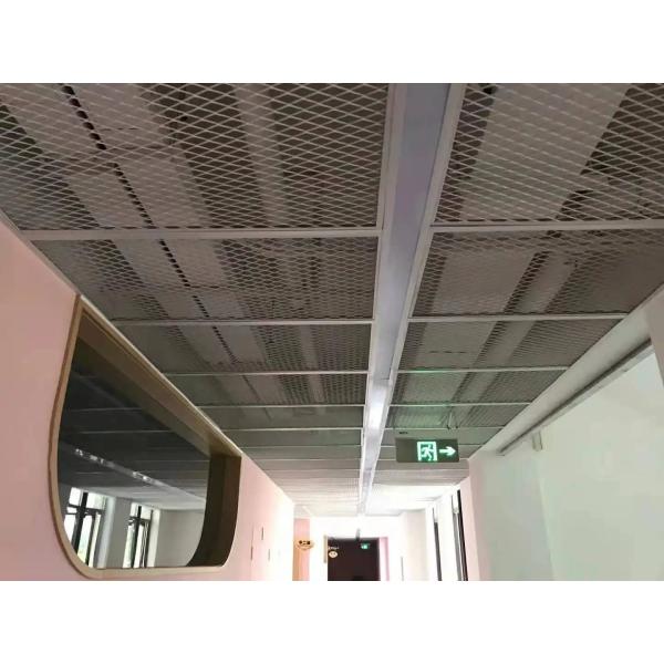 Buy Facade Expanded Exterior Wall Mesh Panel 2.35mm Thick Aluminum Alloy at wholesale prices