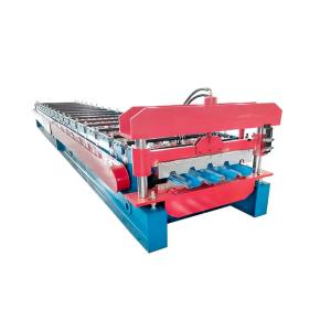 Trapezoid PPGI Roofing Sheet Making Machine 15 Steps
