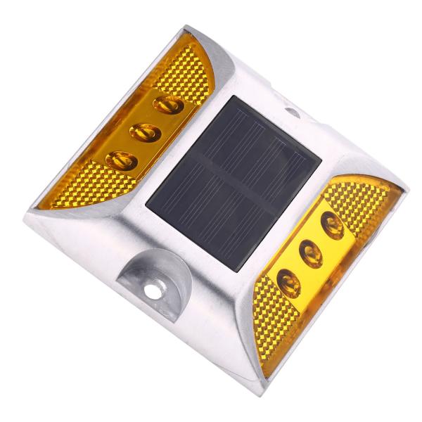Buy Aluminlum  Road Reflective Studs Aluminum NI MH Battery 5mm Red LED IP68 at wholesale prices