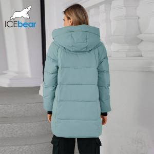 Bio Down Jacket Hood Mid-length Warmth Meets Fashion Classic Woman Coat Middle