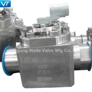 China Austenitic Duplex Stainless Steel F53 Ball Valve 1 300psi ISO17292 on sale